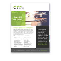 CRR Law Firm Partners One Pager