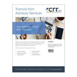 Transaction Advisory Services